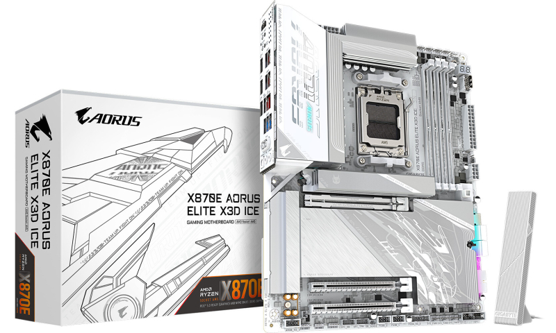 Gigabyte представила оптимизированные для процессоров Ryzen 9000X3D платы X870E Aorus X3D