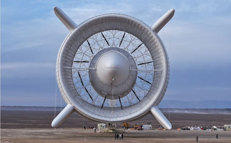 Китай запустил первую в мире летающую ветряную электростанцию мощностью 1 МВт