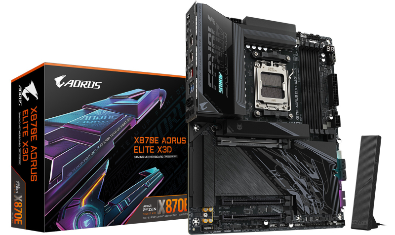 Gigabyte представила оптимизированные для процессоров Ryzen 9000X3D платы X870E Aorus X3D