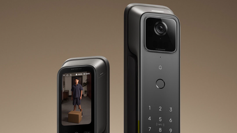 Представлен самый умный дверной замок Xiaomi Smart Door Lock 4 Pro Dual Camera Edition