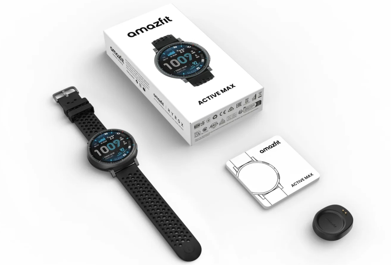 Amazfit выпустила смарт-часы Active Max с ярким дисплеем, офлайн-картами и 25-дневной автономностью