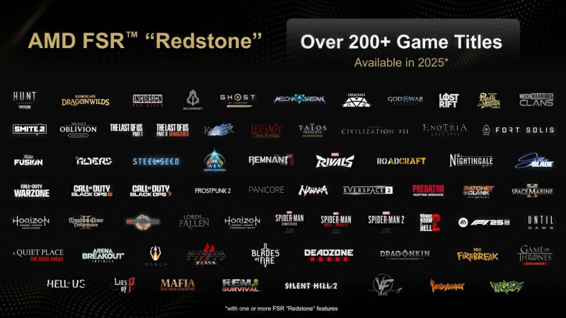 AMD FSR Redstone наконец вышла: ИИ-масштабирование, генератор кадров и реконструкция лучей — но только для самых новых Radeon