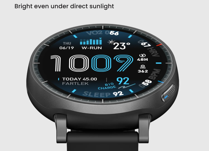 Amazfit выпустила смарт-часы Active Max с ярким дисплеем, офлайн-картами и 25-дневной автономностью