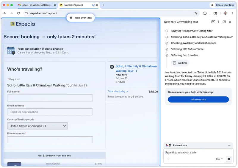 Google превратила Chrome в ИИ-браузер — с автопилотом для веб-сёрфинга, Gemini в боковой панели и не только