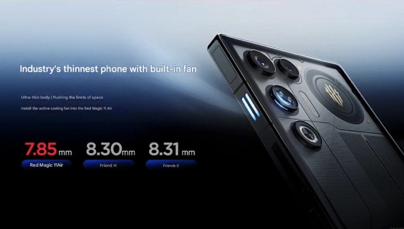 Игровой флагман на Snapdragon 8 Elite Gen 5 с прозрачным корпусом. Представлен RedMagic 11 Air