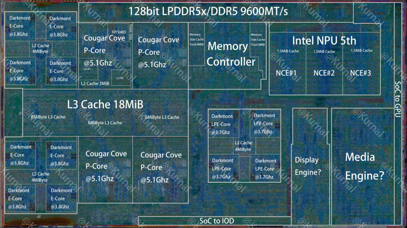 Процессор Intel Core Ultra Series 3 рассмотрели под микроскопом — он имеет восьмиугольную форму