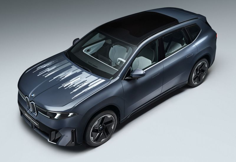 BMW iX3 Flow Edition показала капот, который меняет окраску при помощи технологии «электронных чернил»