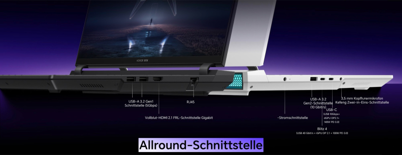 Honor представила мощный игровой ноутбук Win H9 с шестёркой вентиляторов для тихой работы