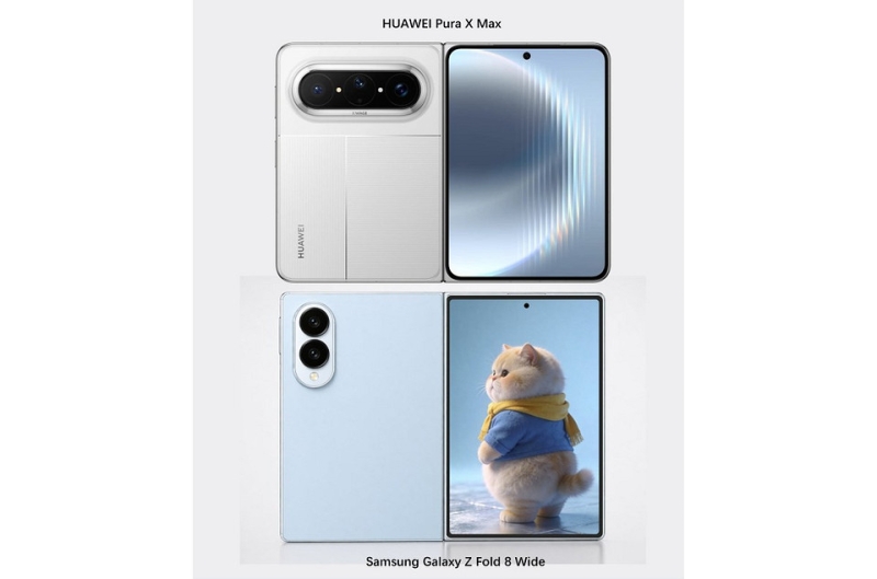 Samsung Galaxy Z Fold Wide уже сравнили с HUAWEI Pura X Max